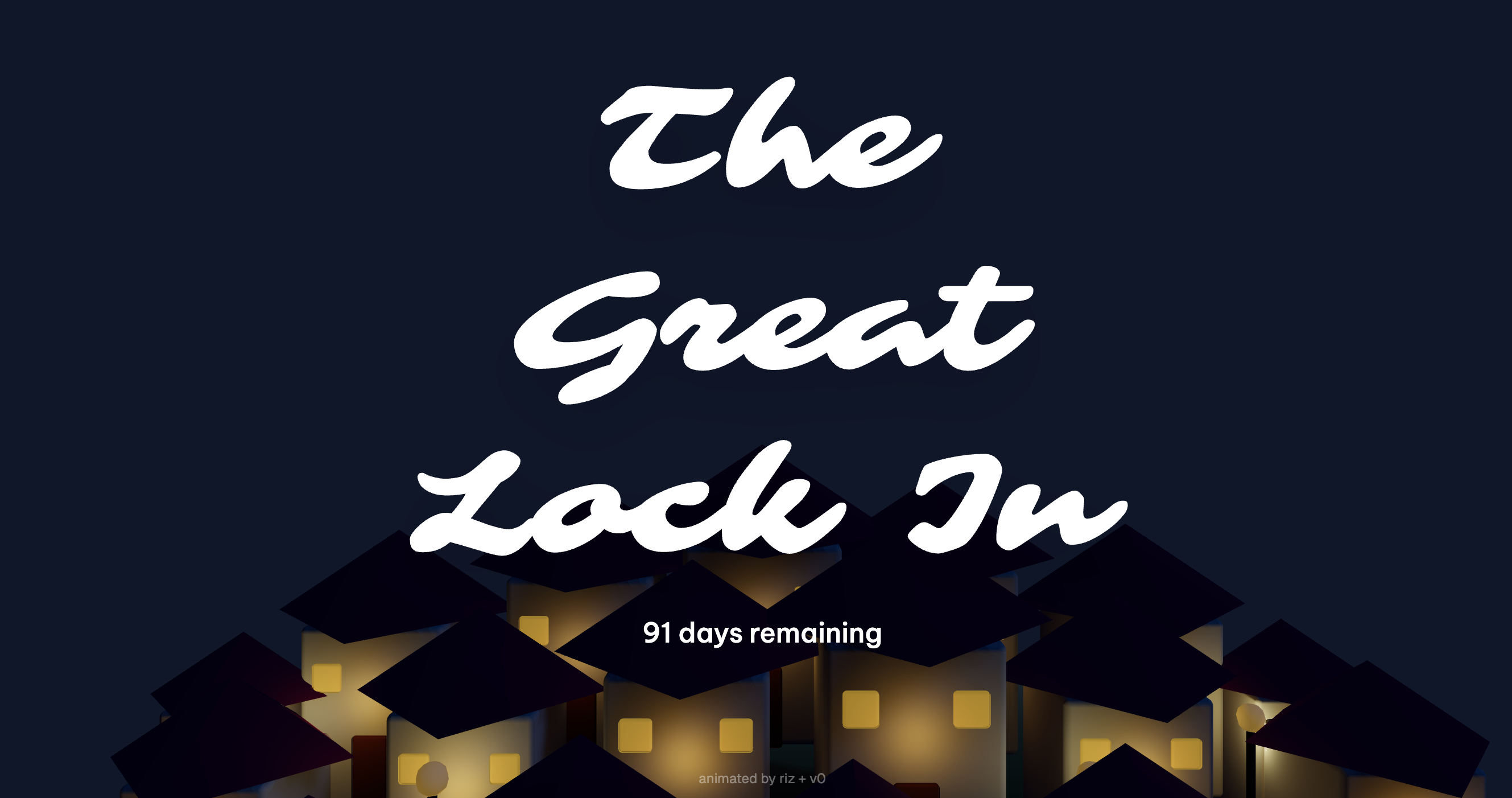 The Great Lock In - TGLI project thumbnail